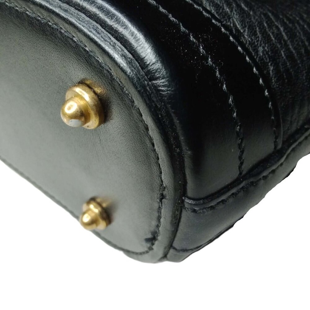 Rare VIntage Dooney & Bourke East/West Shoulder Bag P174 in Black - Picture 5 of 13